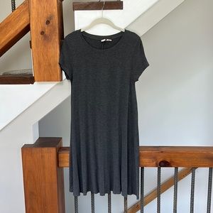 Cute gray t-shirt dress